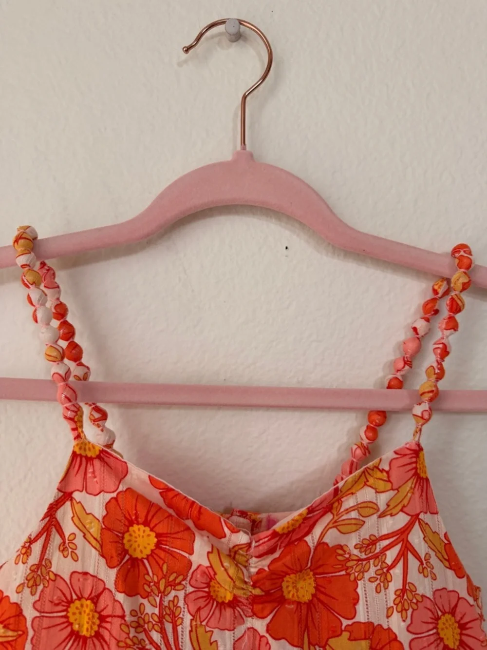 Isaac‎ Mizrahi Girls Floral Dress Size 10 Orange Pink Summer Spring Sundress